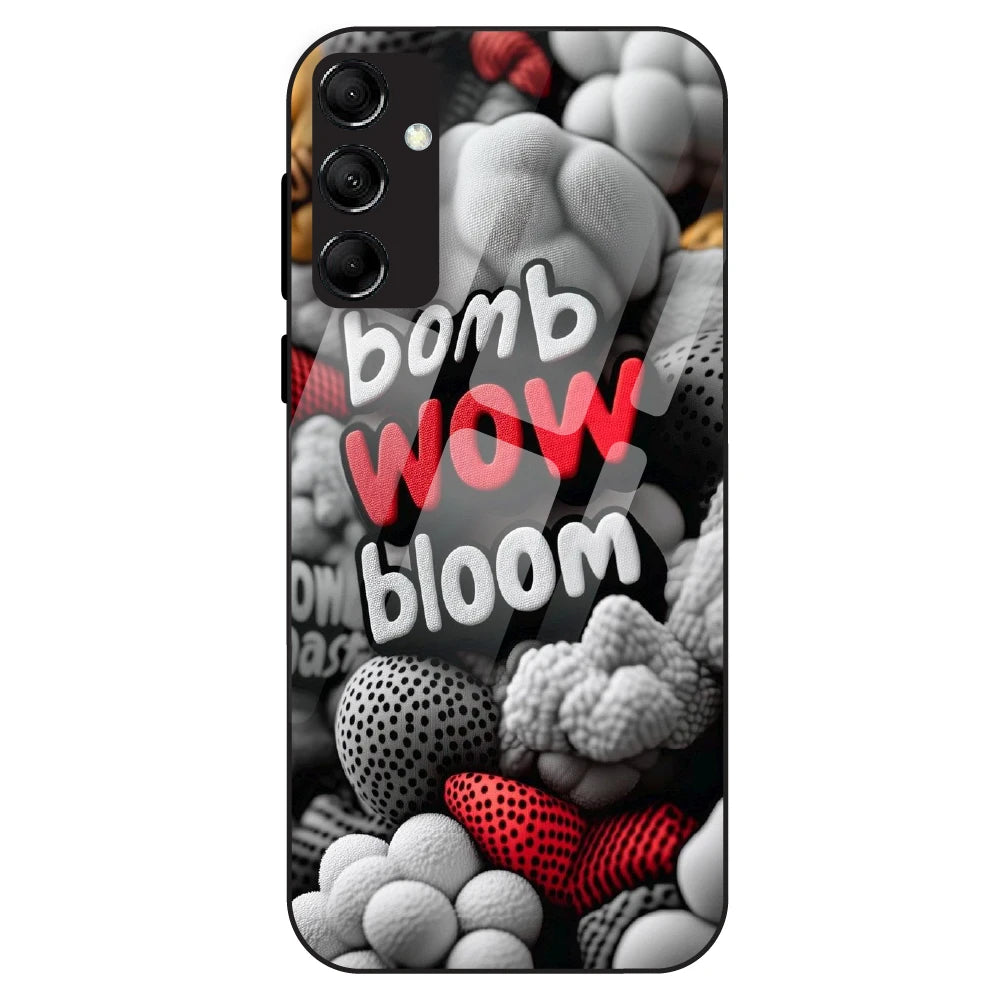Urban Pop Text Aesthetic - Glass Case For Samsung Galaxy M14
