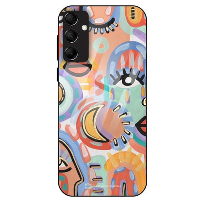Abstract Pop Art - Glass Case For Samsung Galaxy M14