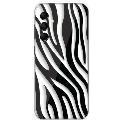 Zebra Print - Printed Silicone Case For Samsung Galaxy M14