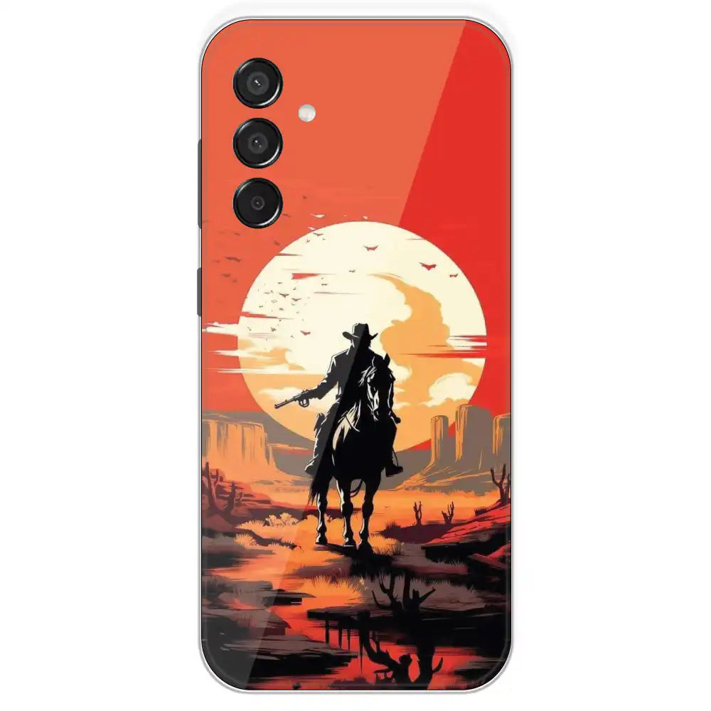 Cowboy - Printed Silicone Case For Samsung Galaxy M15