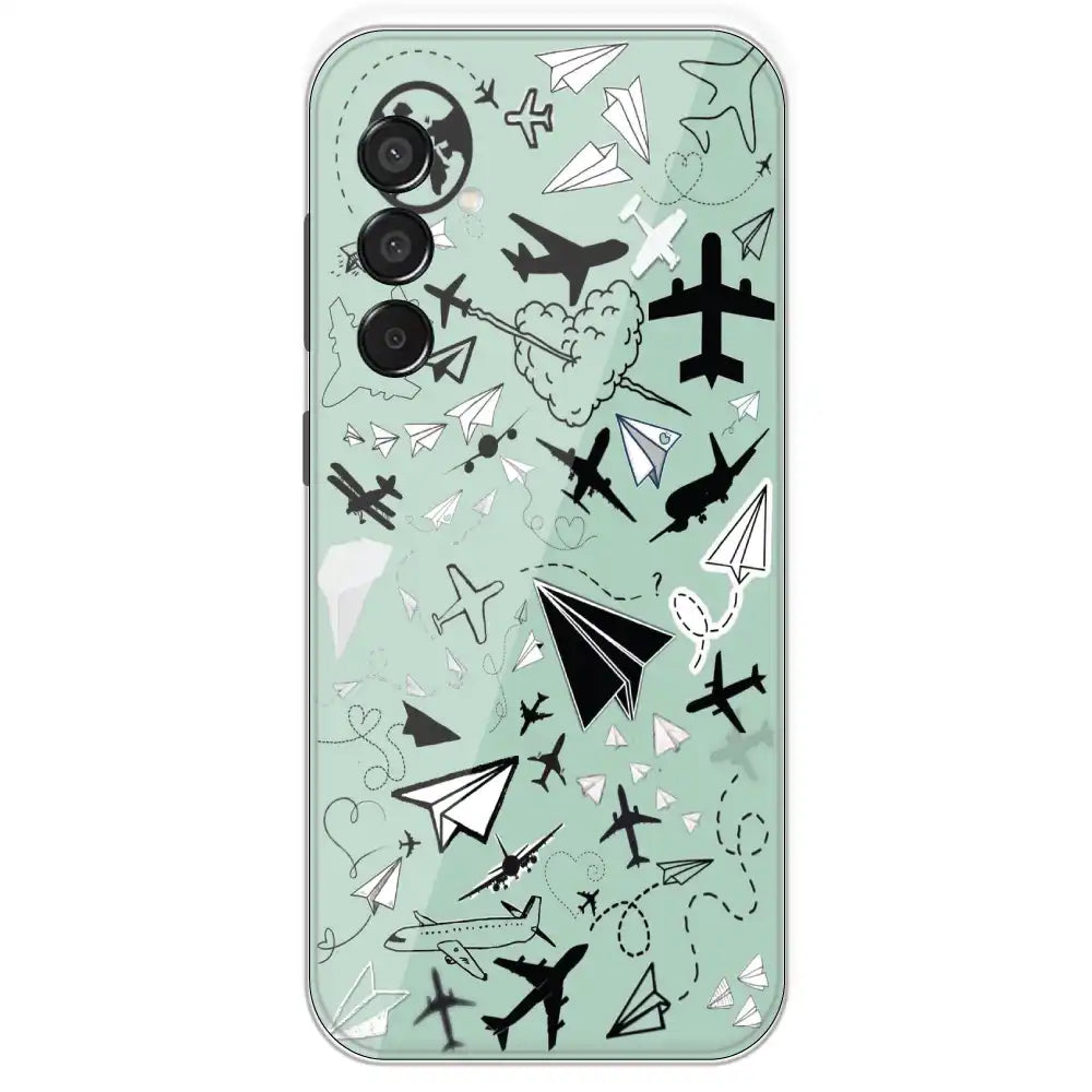 Planes - Printed Silicone Case For Samsung Galaxy M15