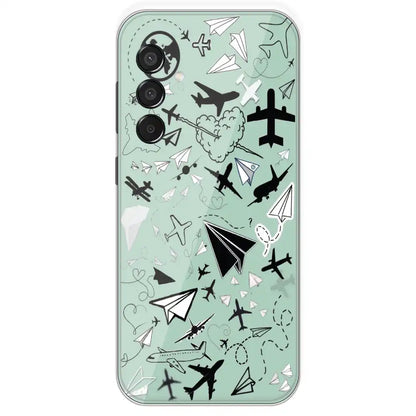 Planes - Printed Silicone Case For Samsung Galaxy M15