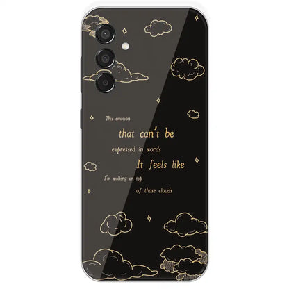 On Top Of Those Clouds - Printed Silicone Case For Samsung Galaxy M15