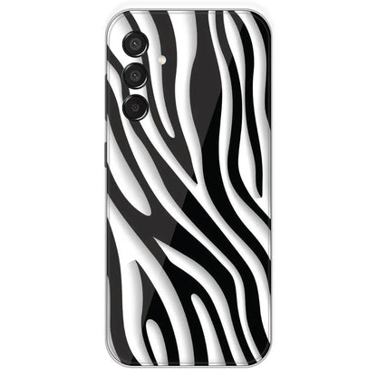 Zebra Print - Printed Silicone Case For Samsung Galaxy M15