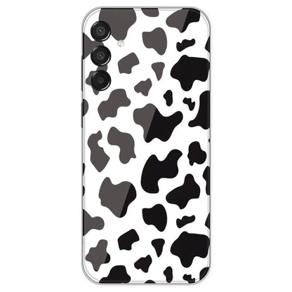Cow Print - Clear Printed Silicone Case For Samsung Galaxy M15