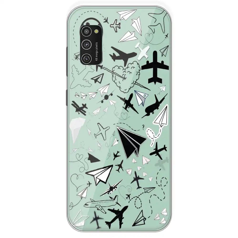 Planes - Printed Silicone Case For Samsung Galaxy M21