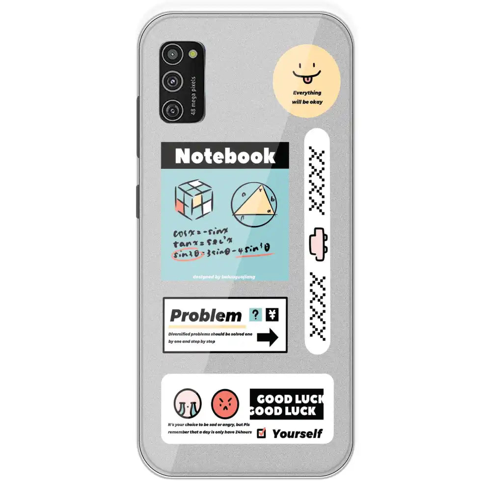 Exam Collage - Printed Silicone Case For Samsung Galaxy M21
