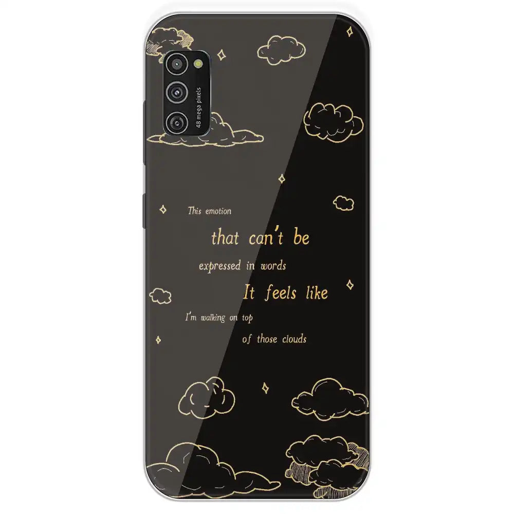 On Top Of Those Clouds - Printed Silicone Case For Samsung Galaxy M21