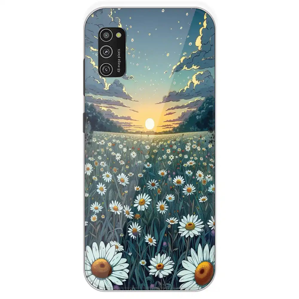 Daisy Sunset - Printed Silicone Case For Samsung Galaxy M21
