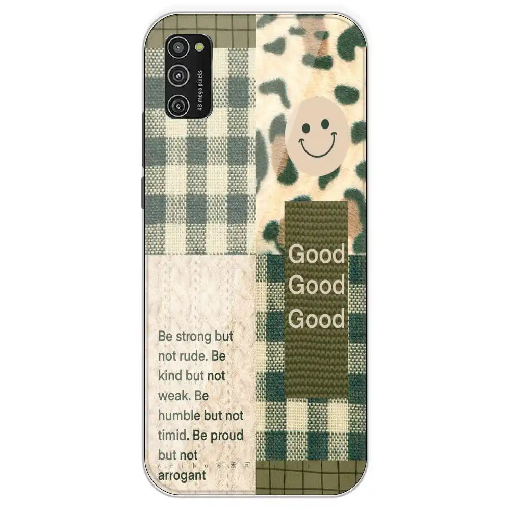Patchwork Positivity - Printed Silicone Case For Samsung Galaxy M21