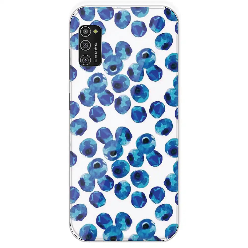 Blueberries - Printed Silicone Case For Samsung Galaxy M21