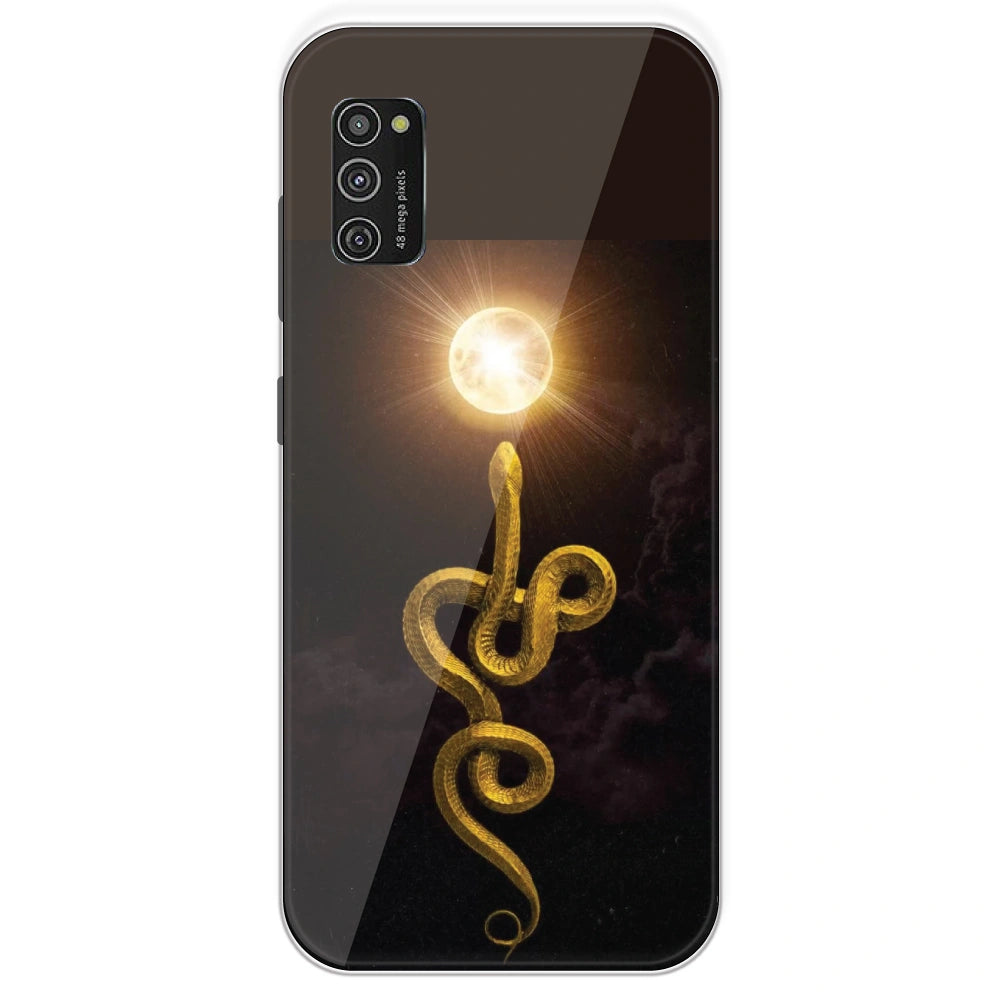 Golden Serpent - Printed Silicone Case For Samsung Galaxy M21
