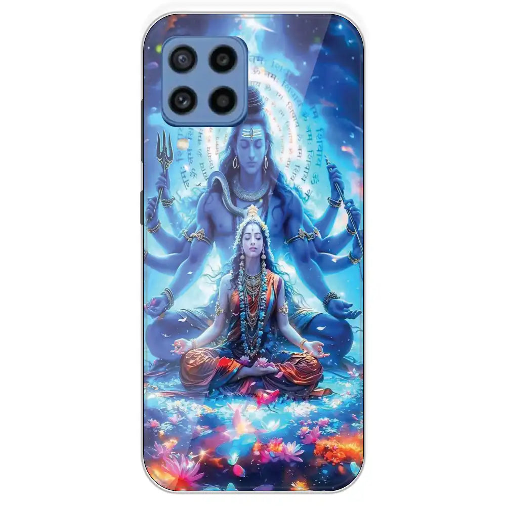 Shiv Parvati - Printed Silicone Case For Samsung Galaxy M22