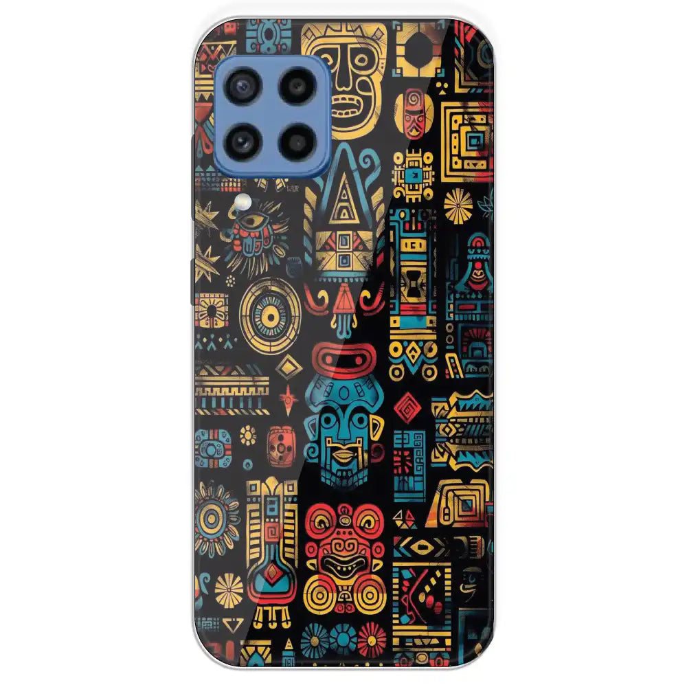 Modern Art - Printed Silicone Case For Samsung Galaxy M22
