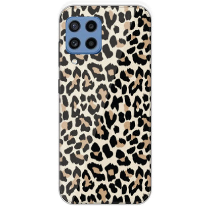Leopard Print - Printed Silicone Case For Samsung Galaxy M22