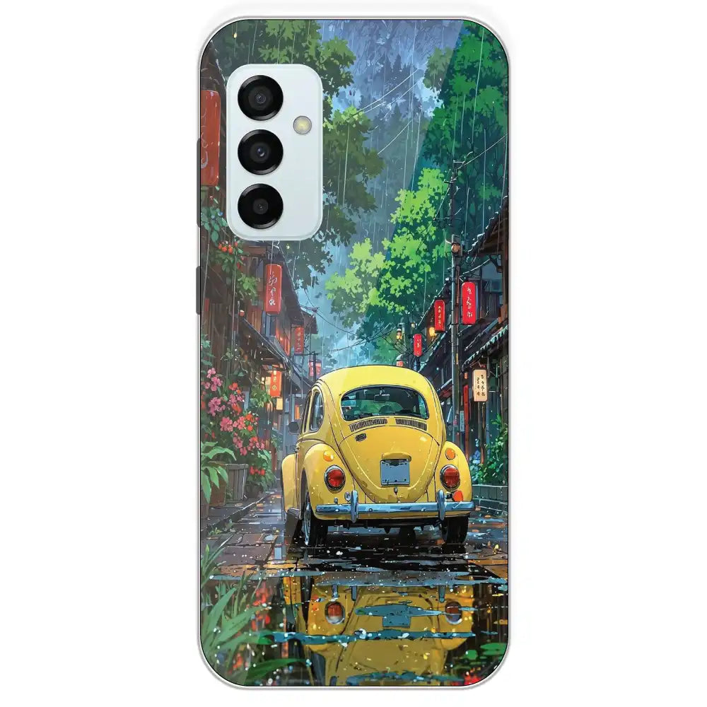 Yellow Bettle - Printed Silicone Case For Samsung Galaxy M23