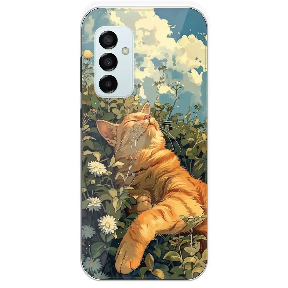 Garfield Sleeping - Printed Silicone Case For Samsung Galaxy M23