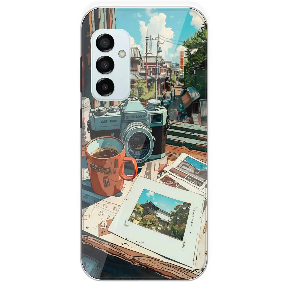 Vintage Camera Travel Vibes - Printed Silicone Case For Samsung Galaxy M23