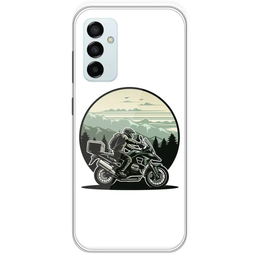 Biker - Printed Silicone Case For Samsung Galaxy M23