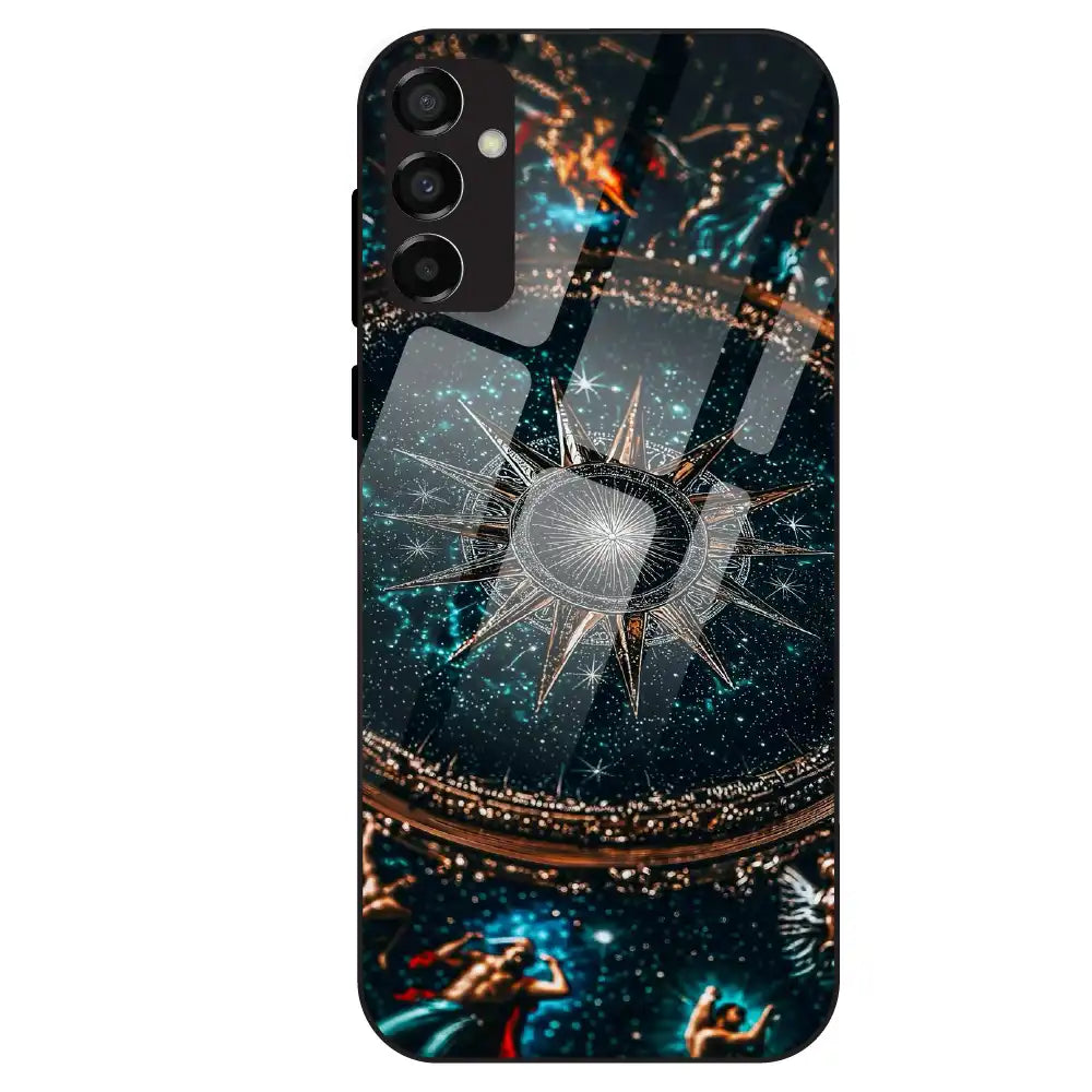Celestial Star Compass - Glass Case For Samsung Galaxy M23