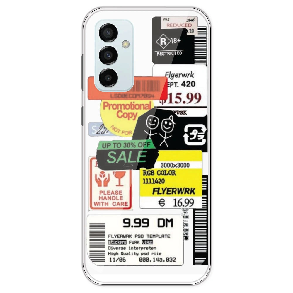 Sales - Clear Printed Silicone Case For Samsung Galaxy M23