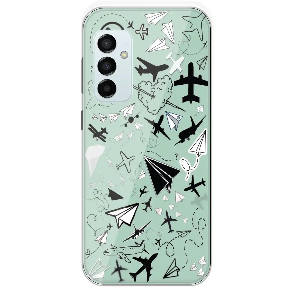 Planes - Printed Silicone Case For Samsung Galaxy M23