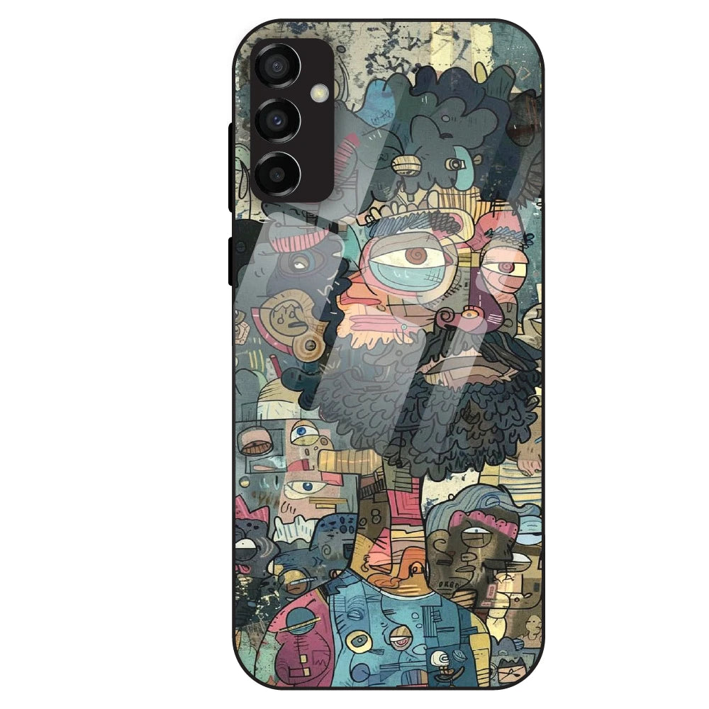 Urban Doodle Art - Glass Case For Samsung Galaxy M23
