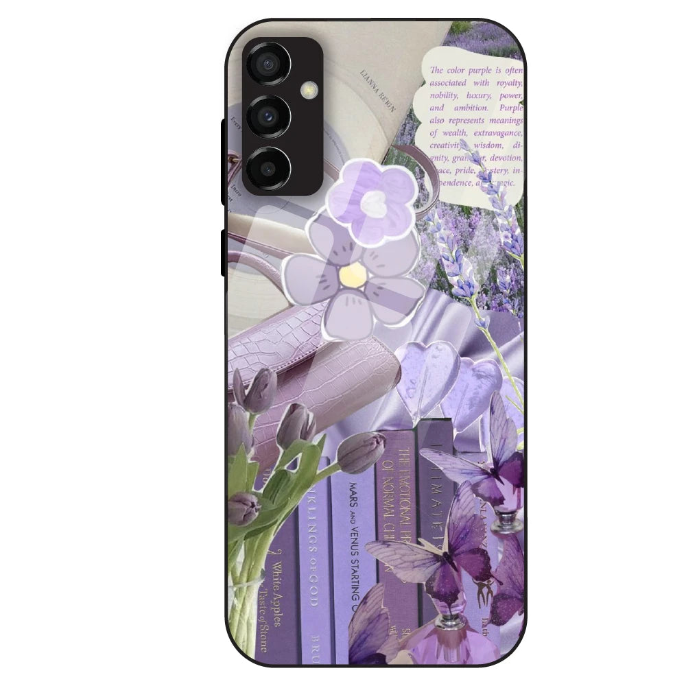 Purple Aesthetic - Glass Case For Samsung Galaxy M23