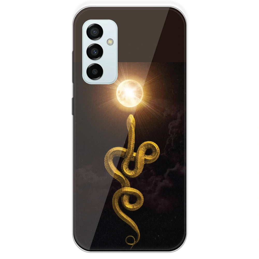 Golden Serpent - Printed Silicone Case For Samsung Galaxy M23