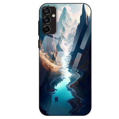 Mystic Valley River - Glass Case For Samsung Galaxy M23