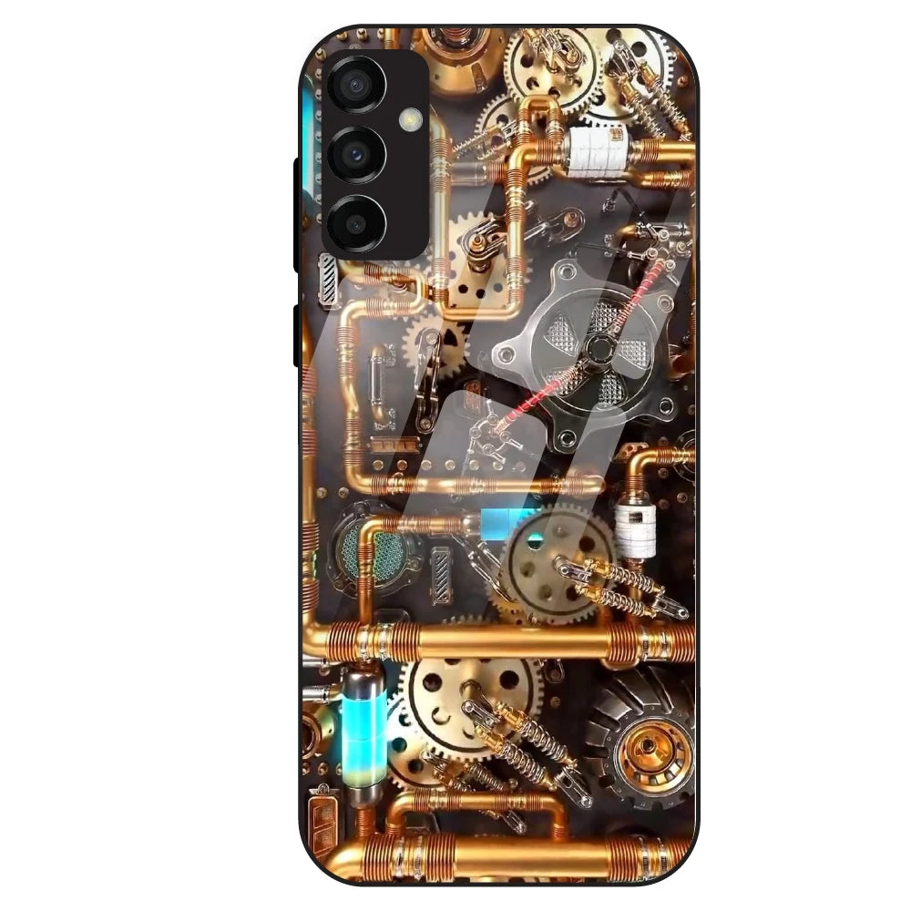 Steampunk Gear - Glass Case For Samsung Galaxy M23