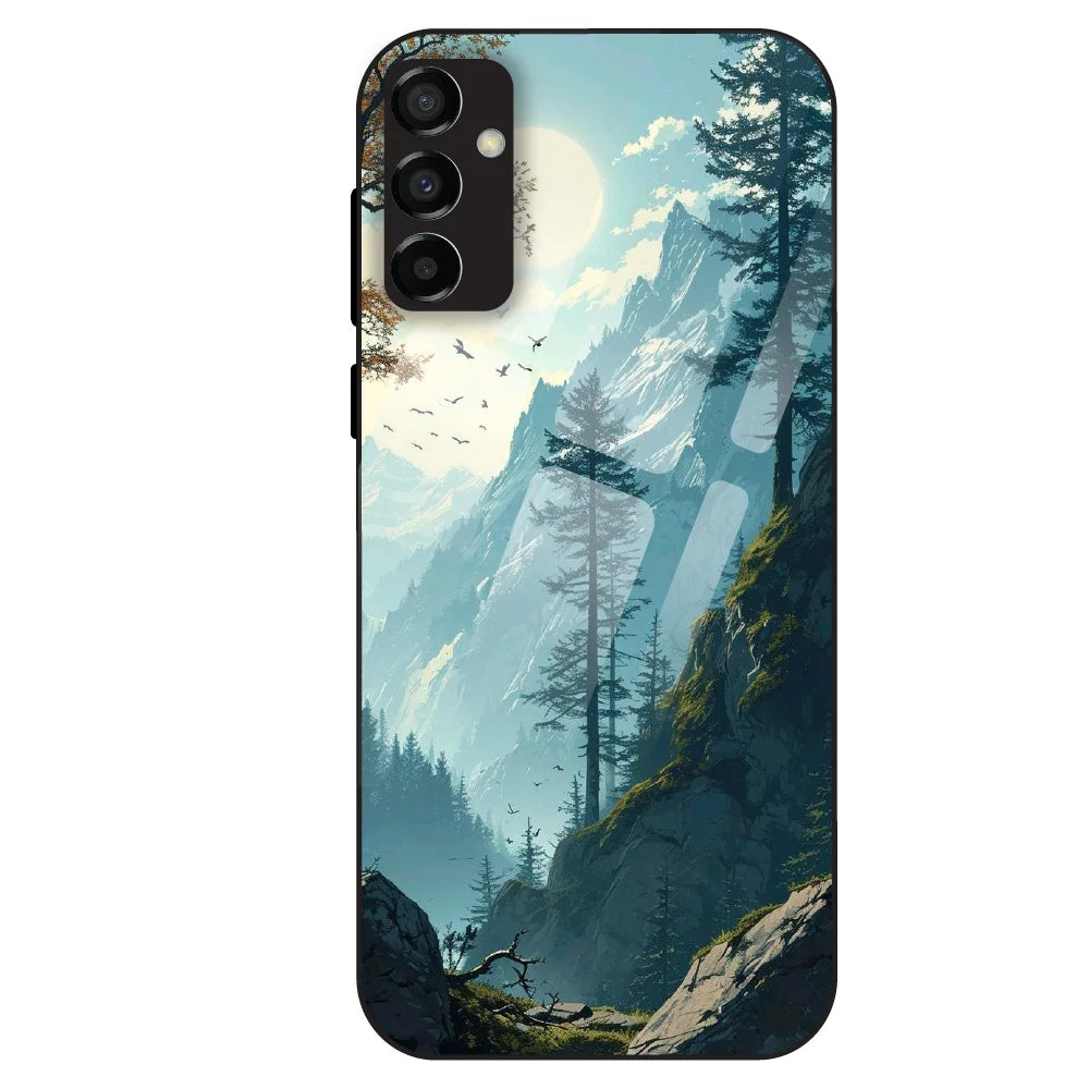 Mountain Landscape - Glass Case For Samsung Galaxy M23