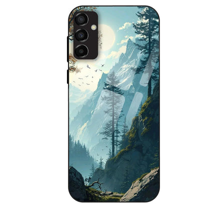Mountain Landscape - Glass Case For Samsung Galaxy M23