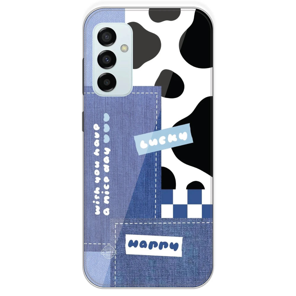 Cow Print Collage - Printed Silicone Case For Samsung Galaxy M23