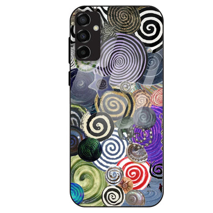 Abstract Spiral Vibe - Glass Case For Samsung Galaxy M23