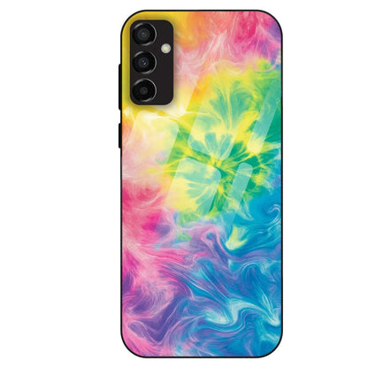 Neon Fluid Dreams - Glass Case For Samsung Galaxy M23