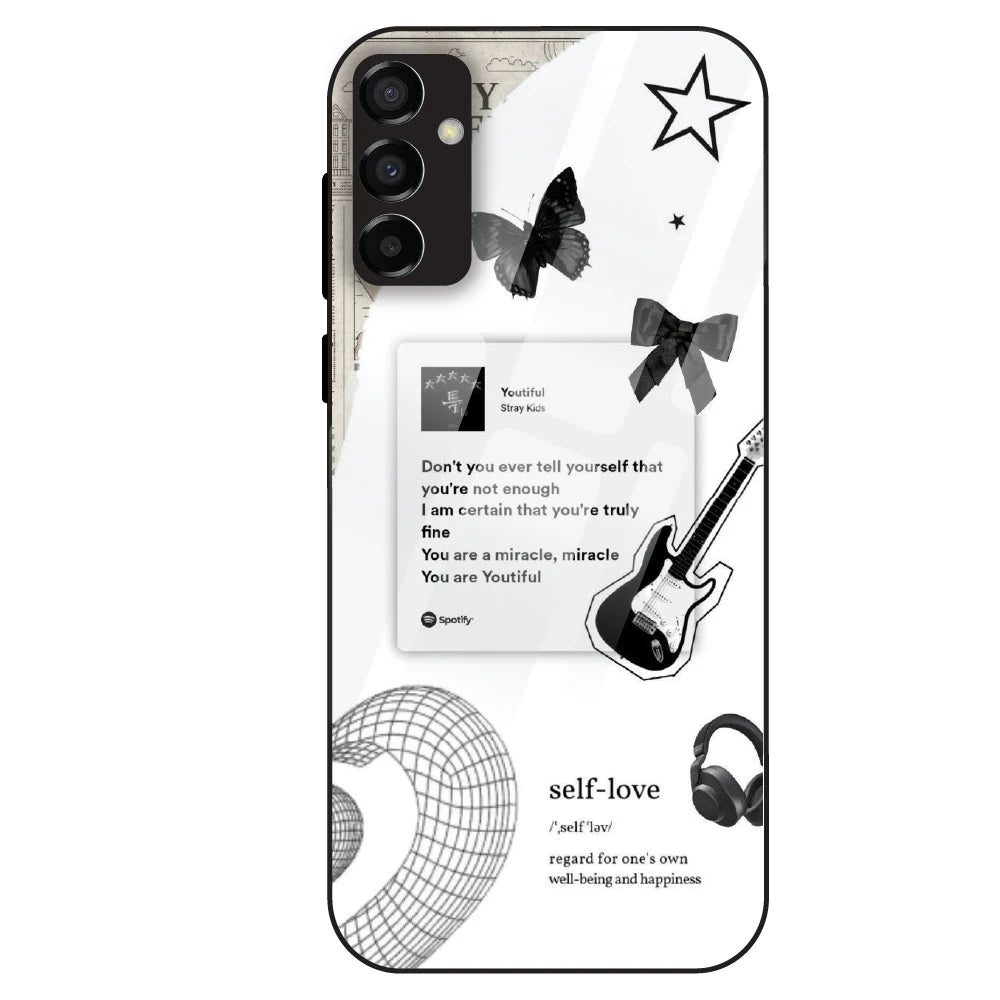 Monochrome Self-Love - Glass Case For Samsung Galaxy M23