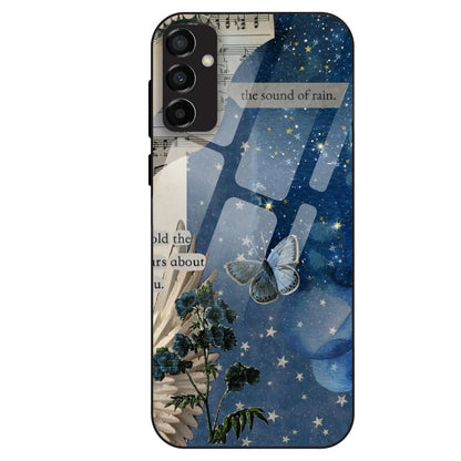 Midnight Butterfly Aesthetic - Glass Case For Samsung Galaxy M23