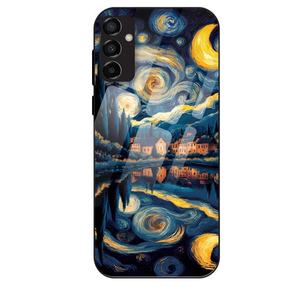 Starry Night Dreamscape - Glass Case For Samsung Galaxy M23