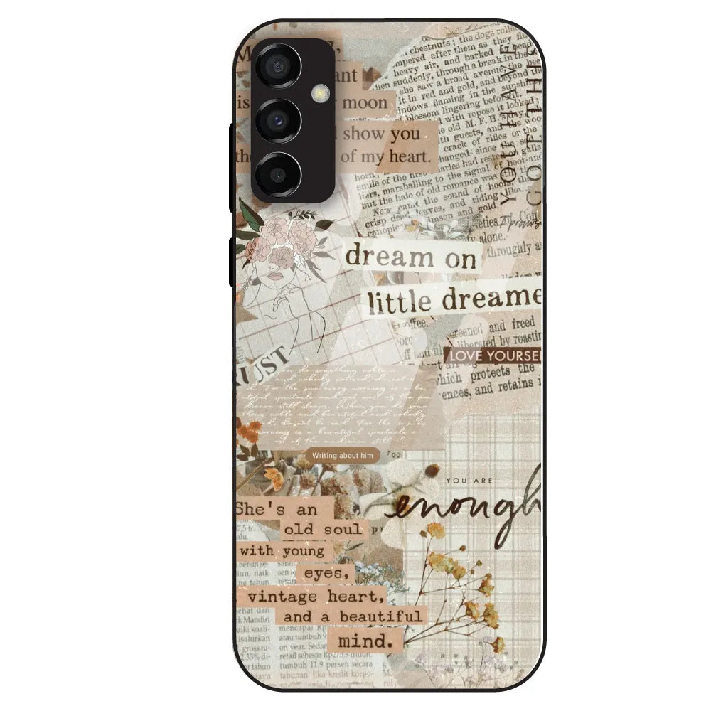 Vintage Quote - Glass Case For Samsung Galaxy M23