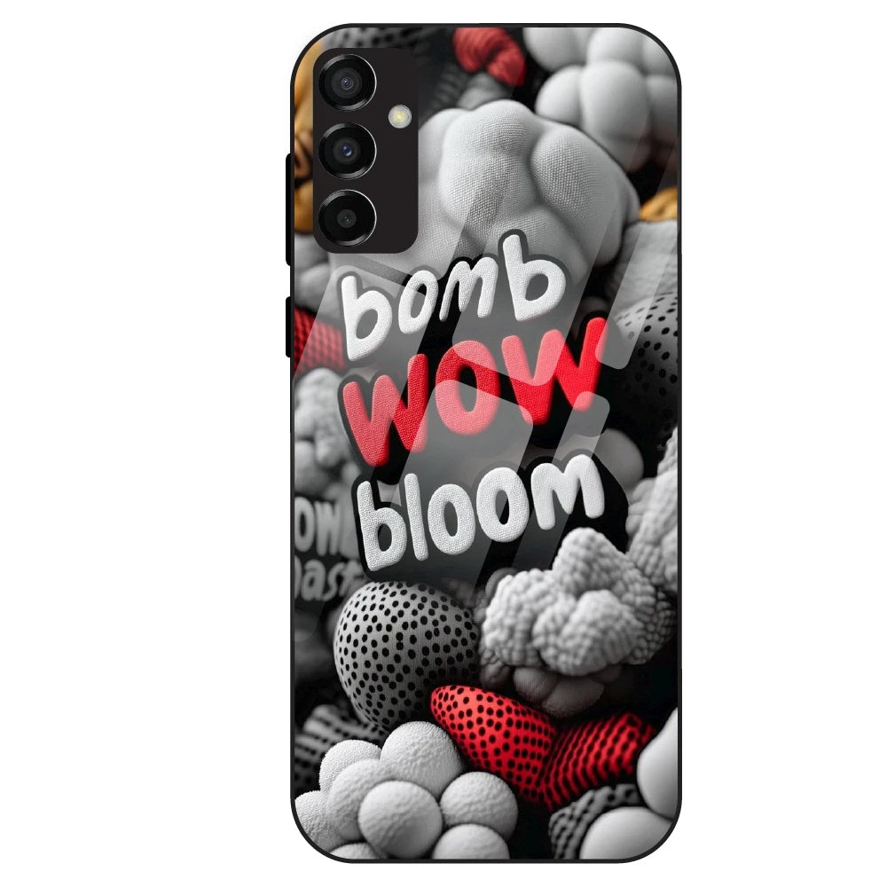 Urban Pop Text Aesthetic - Glass Case For Samsung Galaxy M23
