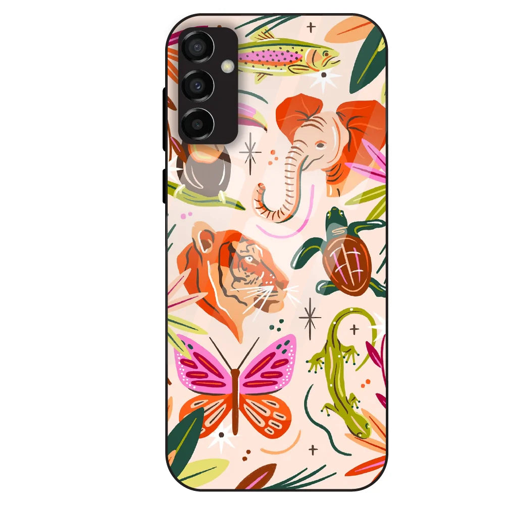 Wild Jungle Creatures - Glass Case For Samsung Galaxy M23