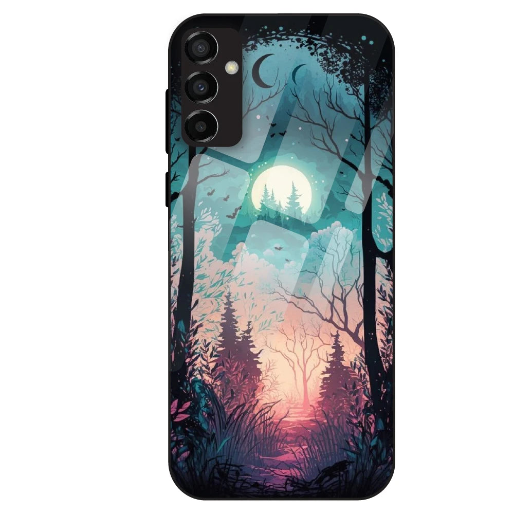 Moonlit Forest - Glass Case For Samsung Galaxy M23