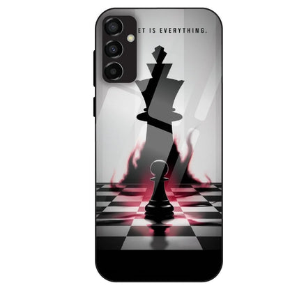 Chess Power Shadow - Glass Case For Samsung Galaxy M23