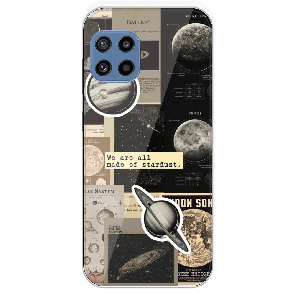 Planets - Printed Silicone Case For Samsung Galaxy M32