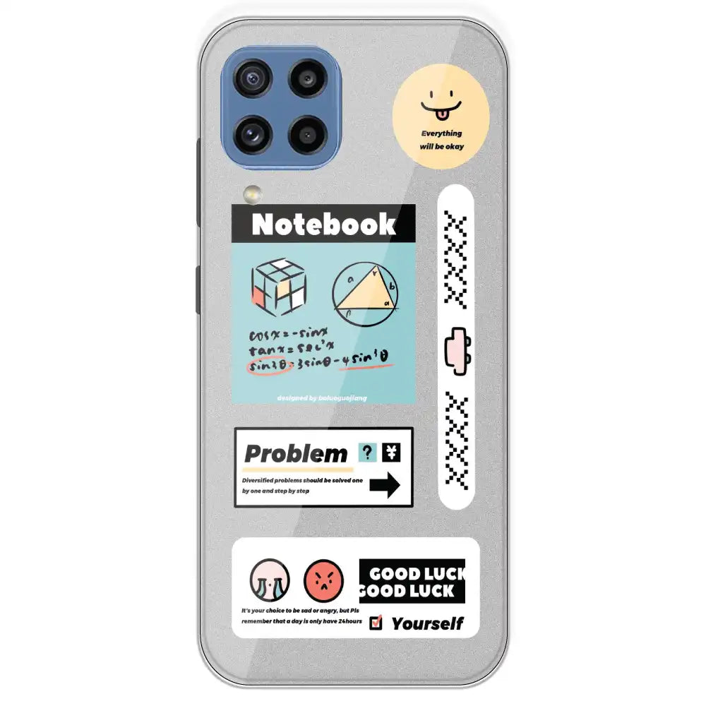 Exam Collage - Printed Silicone Case For Samsung Galaxy M32