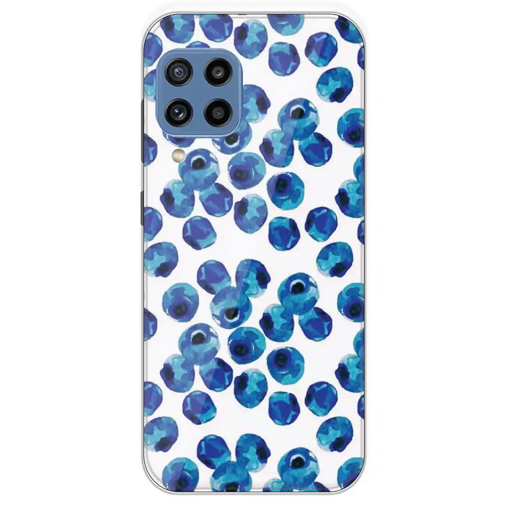 Blueberries - Printed Silicone Case For Samsung Galaxy M32