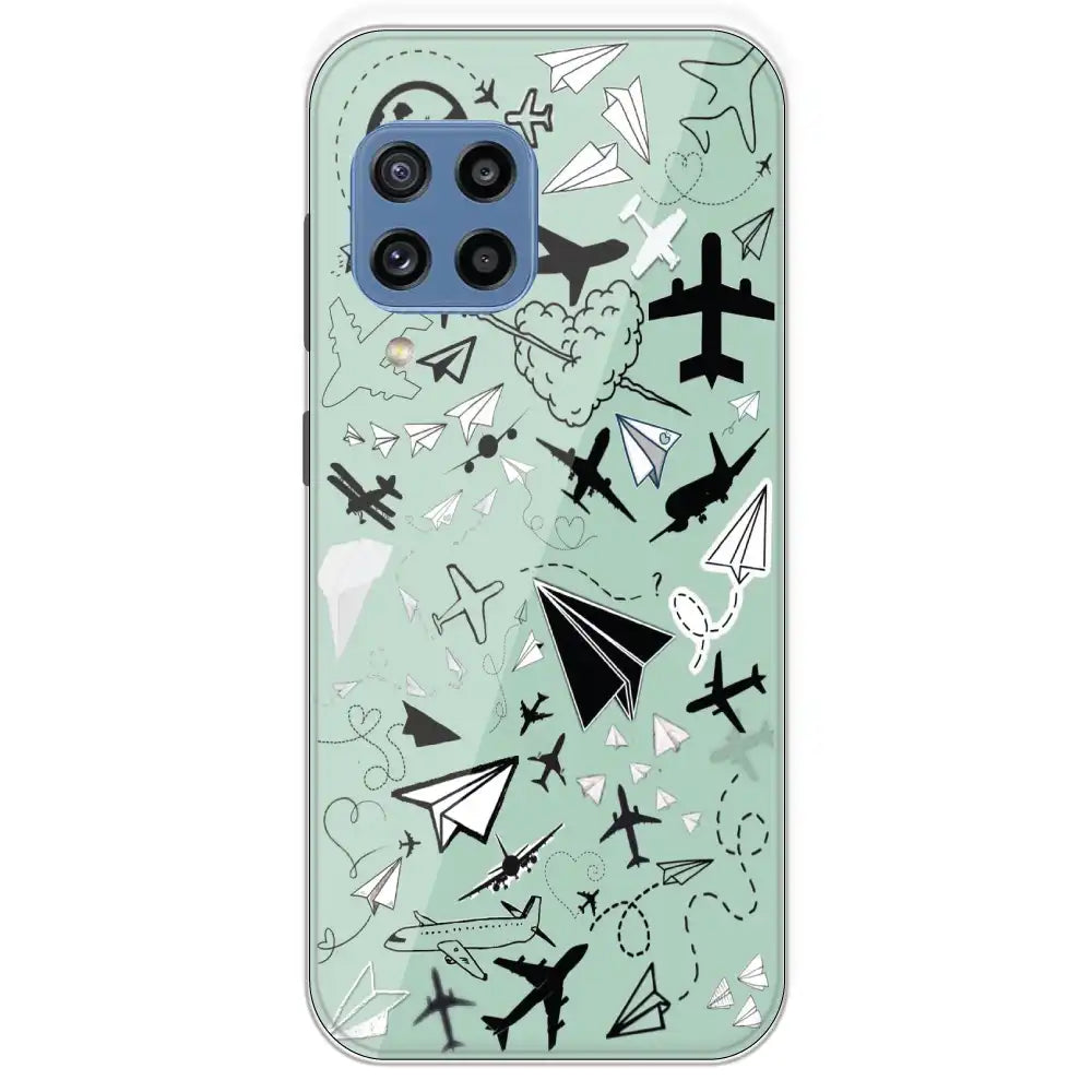 Planes - Printed Silicone Case For Samsung Galaxy M32