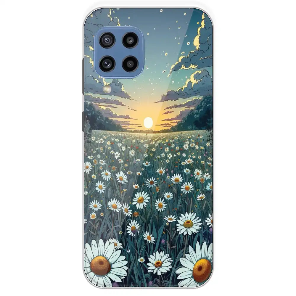 Daisy Sunset - Printed Silicone Case For Samsung Galaxy M32