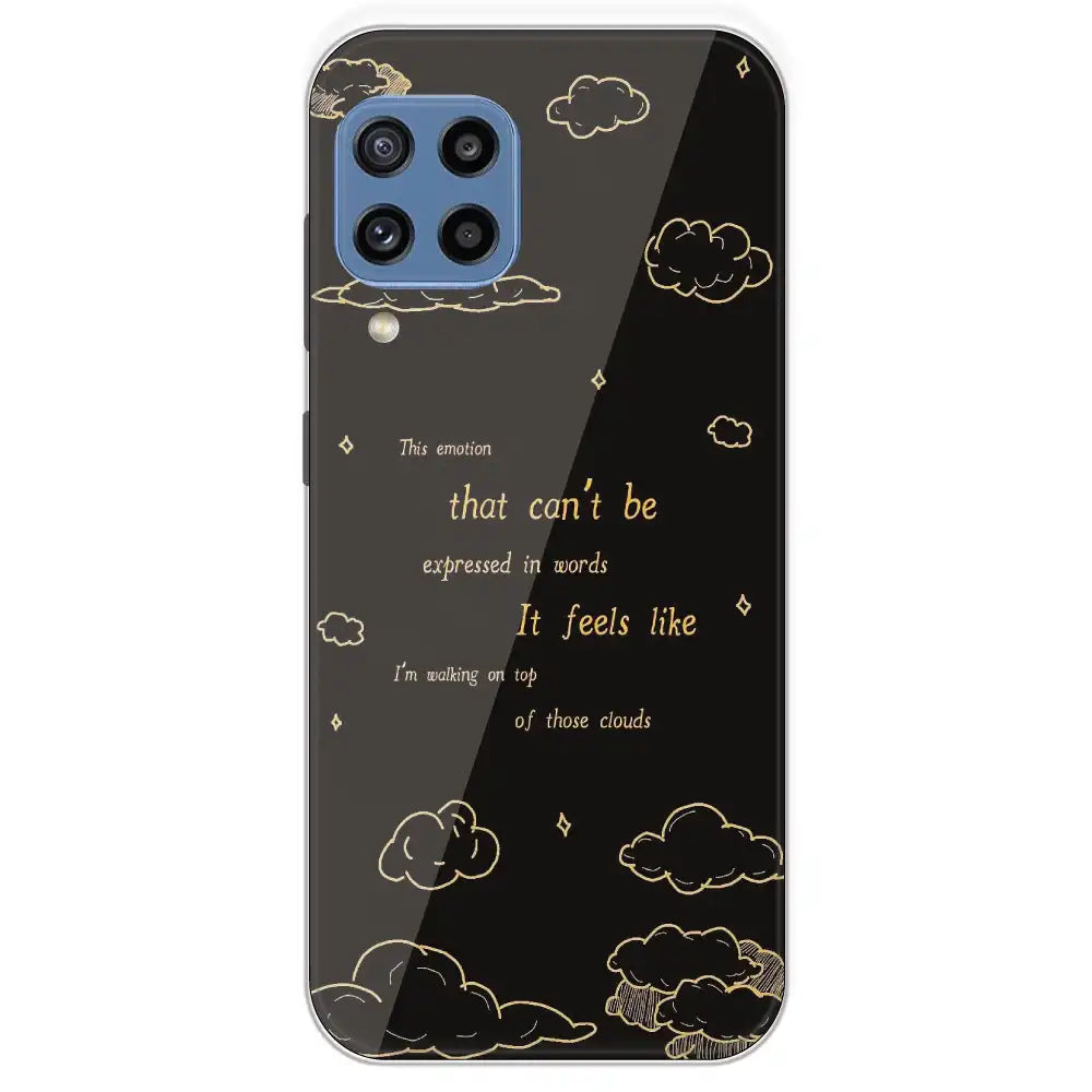 On Top Of Those Clouds - Printed Silicone Case For Samsung Galaxy M32